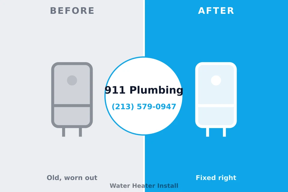 Before and after: plumbing company Jackson, MO